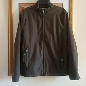 🔴BARNEYS NEW YORK OLIVE GREEN MAN CASUAL JACKET M
